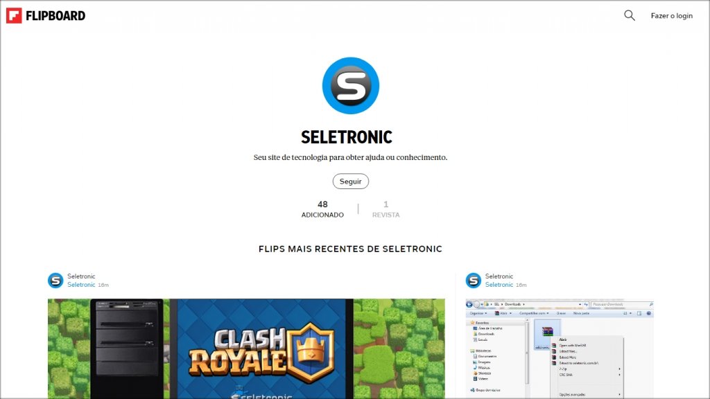 Siga a Seletronic no Flipboard