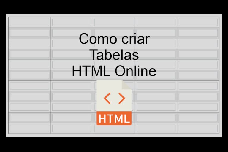 Como criar Tabela HTML online | Seletronic
