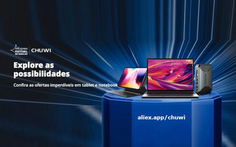 Imagem de CHUWI tablets, notebooks e mini PCs até 40% de desconto no AliExpress