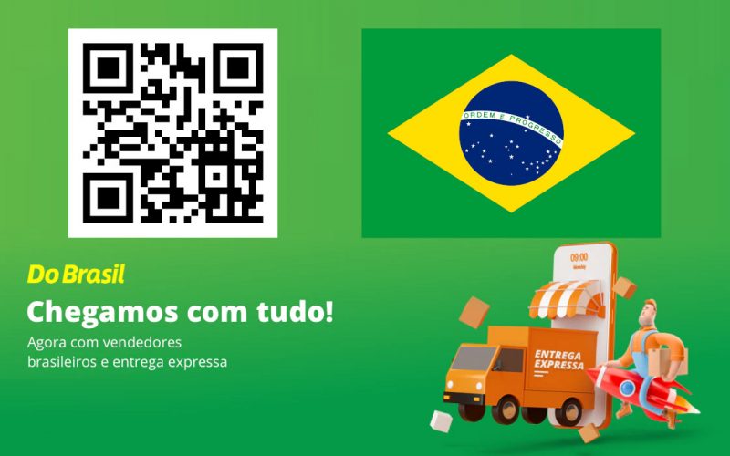 Imagem de Vendedores Brasileiros no AliExpress: Veja a página do Brasil
