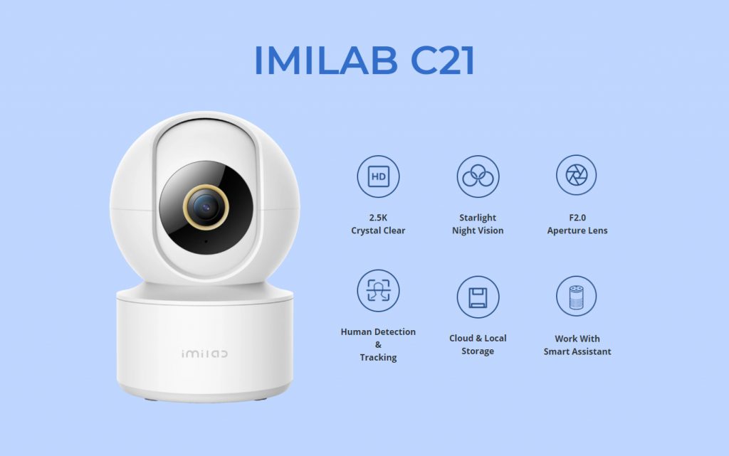 Review IMILAB C21 – Câmera de segurança residencial e babá eletrônica