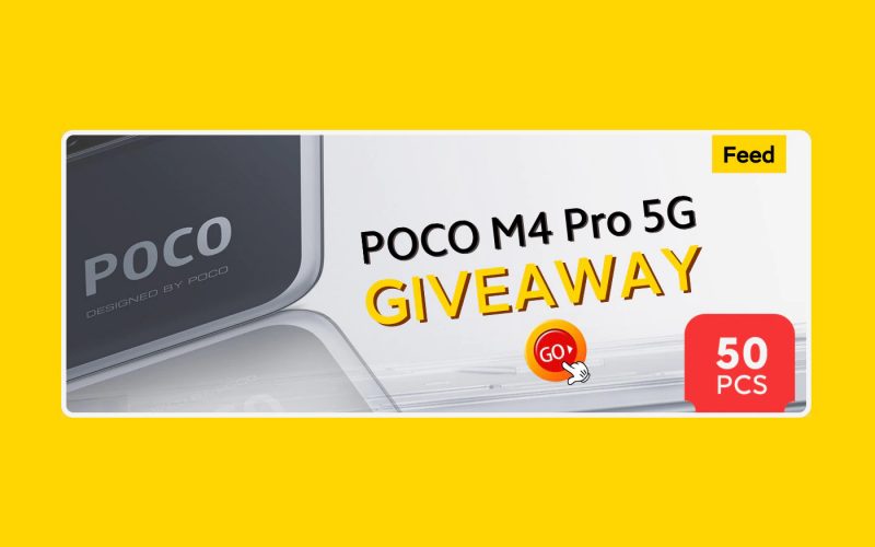 Imagem de Sorteio grátis de 50 unidades do novo POCO M4 Pro 5G – Veja como participar!