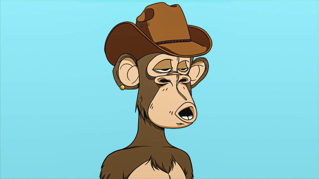 The most famous NFT - the monkey in the hat