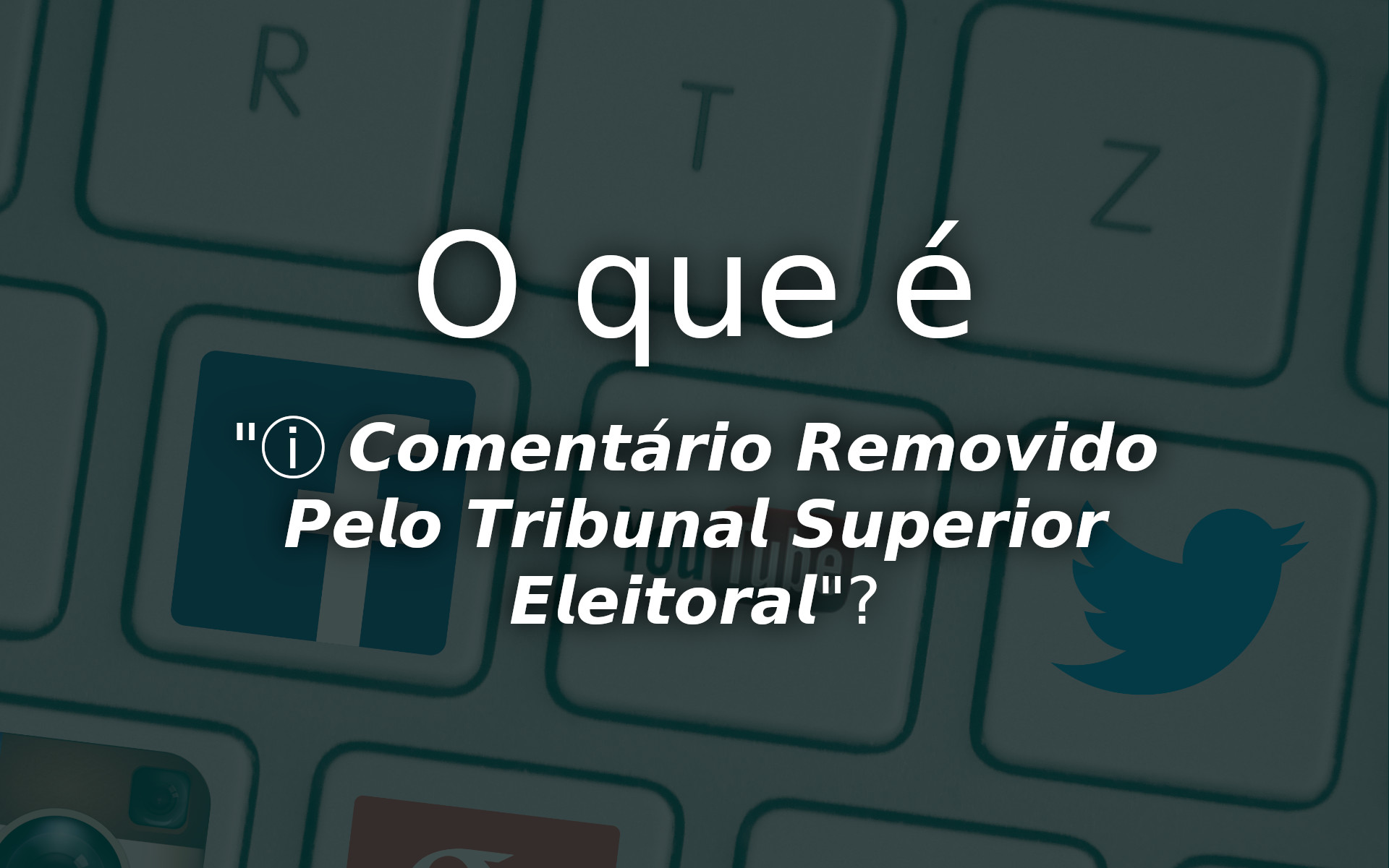 O que é “ⓘ Comentário removido pelo supremo tribunal federal”?