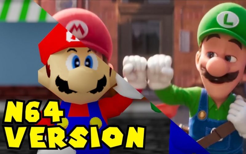 Trailer do Filme Super Mario Bros é refeito com gráficos do Super Mario 64