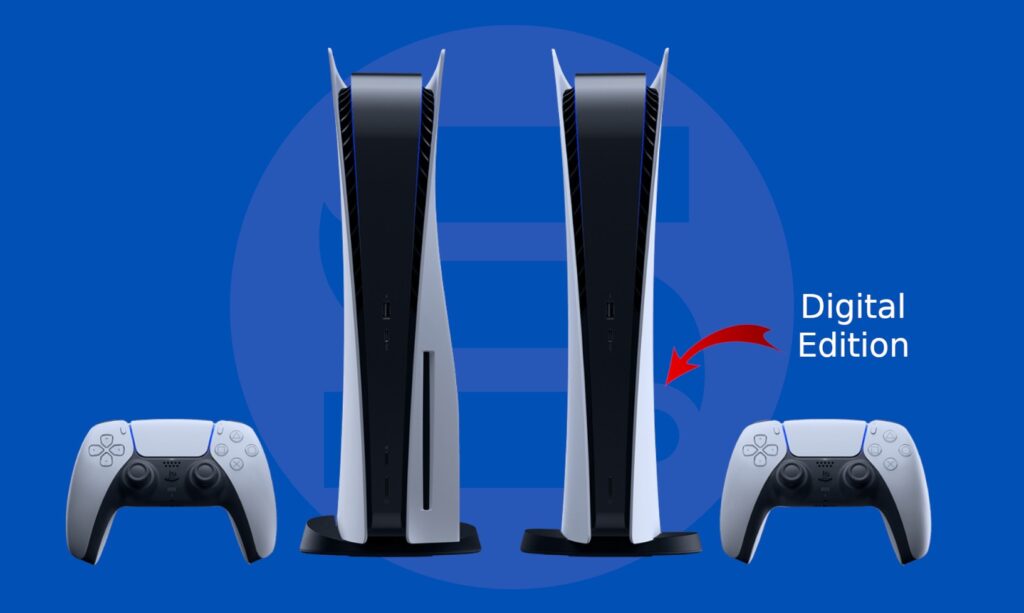 Console PlayStation 5 - Digital Edition diferença