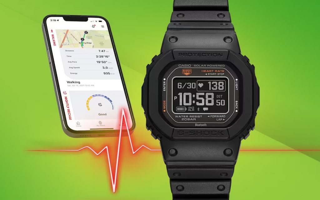 Casio atualiza primeiro G-Shock com monitoramento de frequência cardíaca