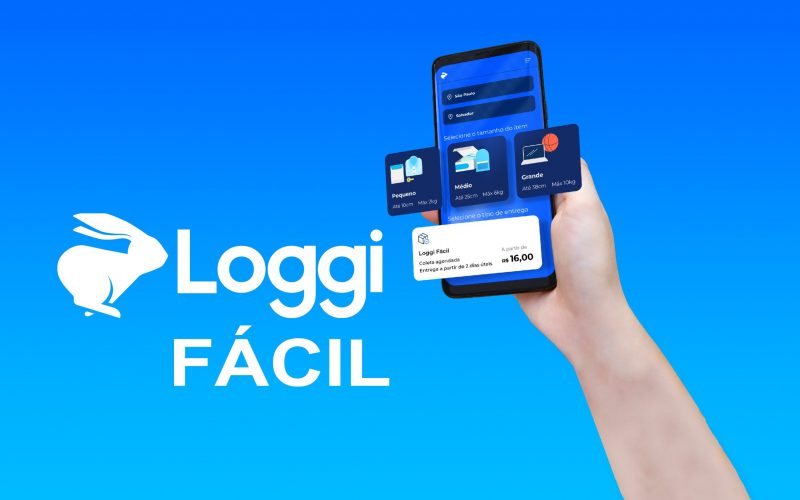 Loggi lança novo serviço de envio de pacotes para pessoas físicas, o Loggi Fácil, como alternativa aos Correios.