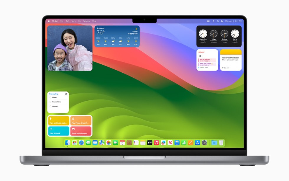 Novo macOS Sonoma traz recursos inéditos para maior produtividade e criatividade no Mac
