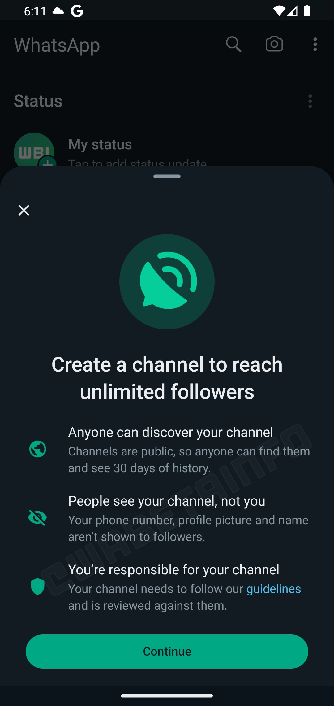 Canais no WhatsApp começam a chegar para membros do Beta no Android ...