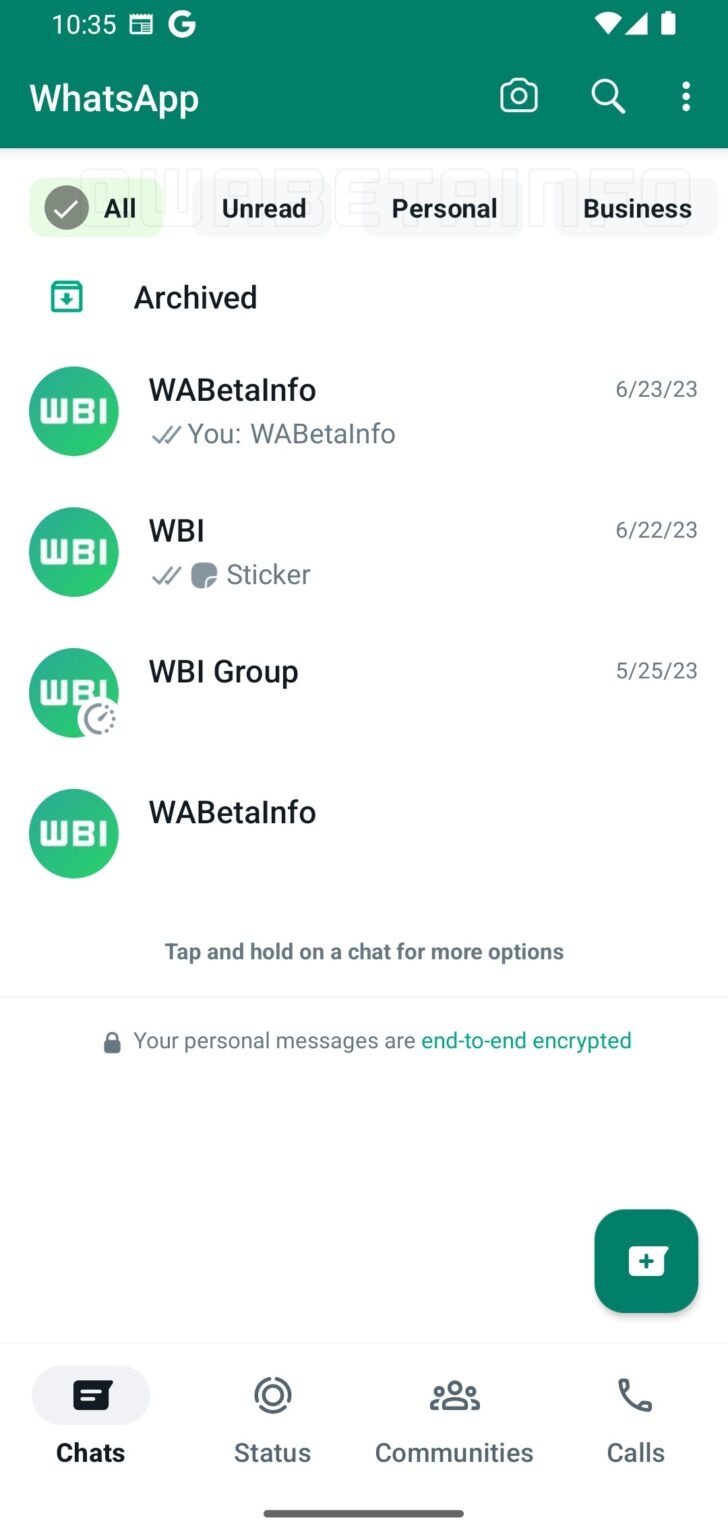 Whatsapp Beta Para Android Traz Opção De Filtros Para Conversas Facilitando A Organização E 3720