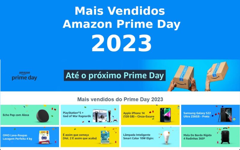Imagem de Amazon divulga produtos mais vendidos no Prime Day 2023 no Brasil