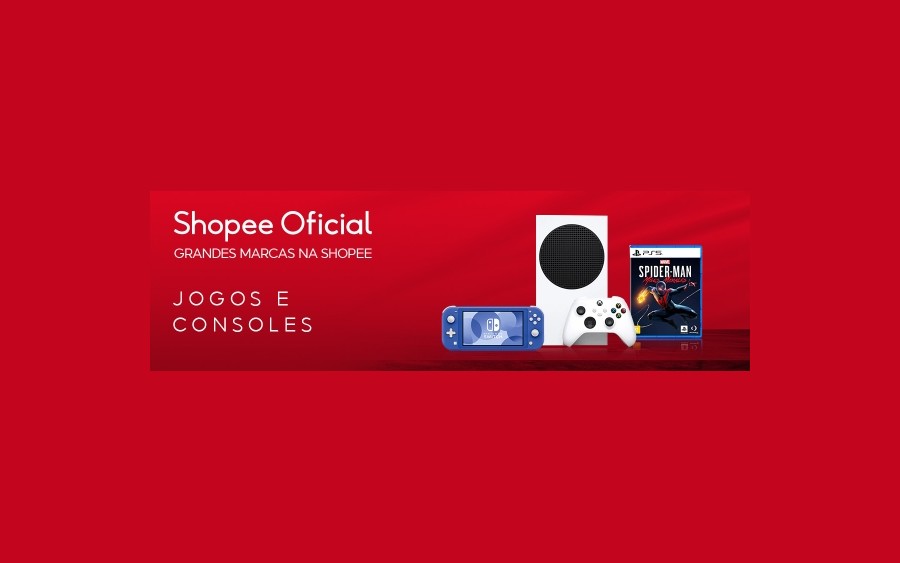 Shopee cria página de jogos e consoles apenas com Produtos de lojas oficiais e originais [Sem riscos de taxas]