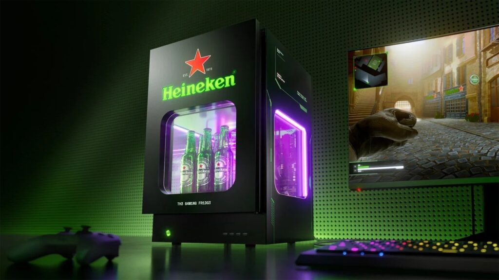 Heineken lança Geladeira PC Gamer que Refresca sua Experiência de Jogo e Bebida