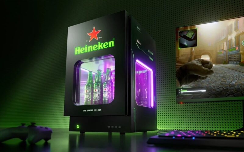 Imagem de Heineken lança Geladeira PC Gamer que Refresca sua Experiência de Jogo e Bebida