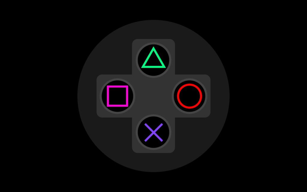 Saiba o significado dos símbolos do PlayStation (Círculo, Triângulo, Quadrado e X).