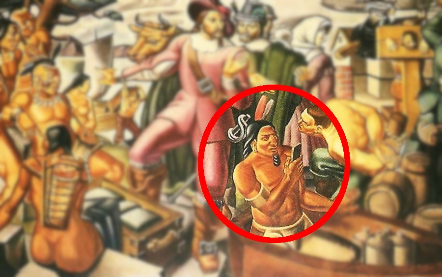 Pintura de 1937 é uma prova da Viagem no Tempo? Entenda o índio segurando um celular no passado