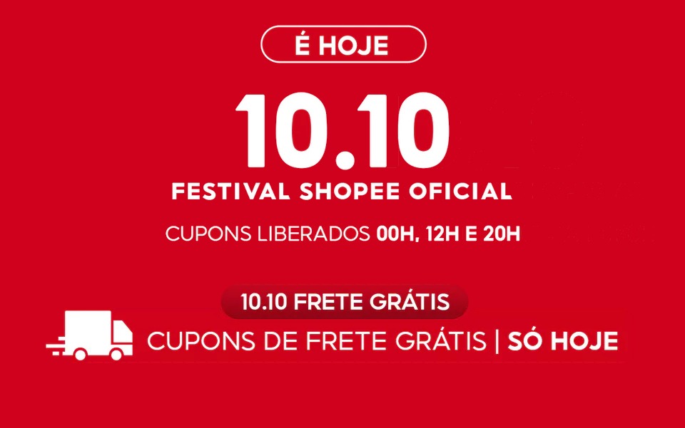 Shopee 10.10: Hoje Milhares de Consumidores já aproveitam as Ofertas do Festival Oficial