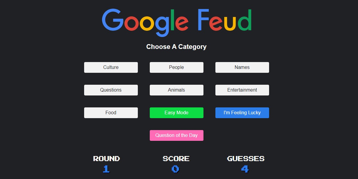 Jogos de - Google Feud em português