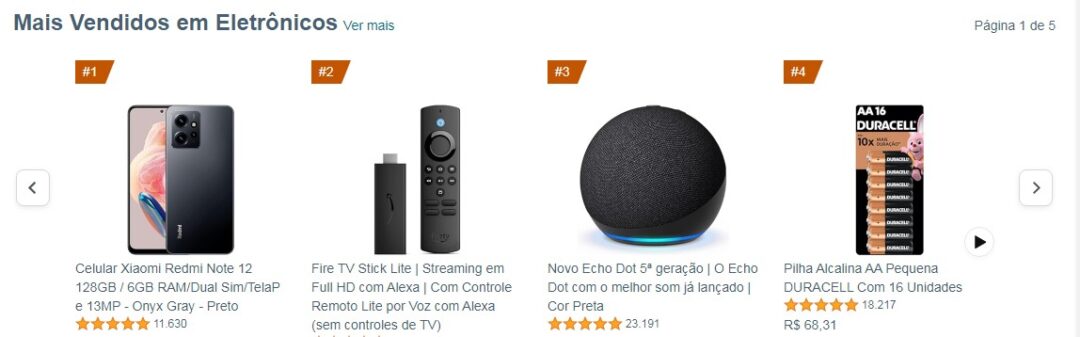 Produtos Mais Vendidos Da Amazon: Tutorial De Como Ver | Seletronic