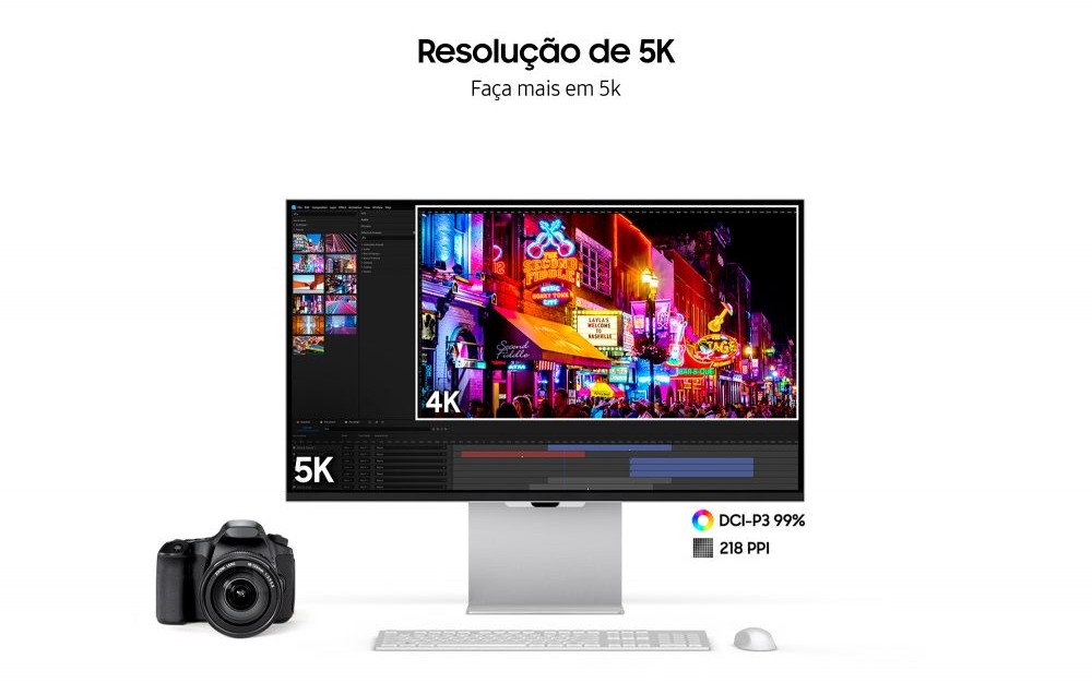 Samsung Lança Monitor ViewFinity S9 com Tela 5K no Brasil a Partir de R$ 9.999,00