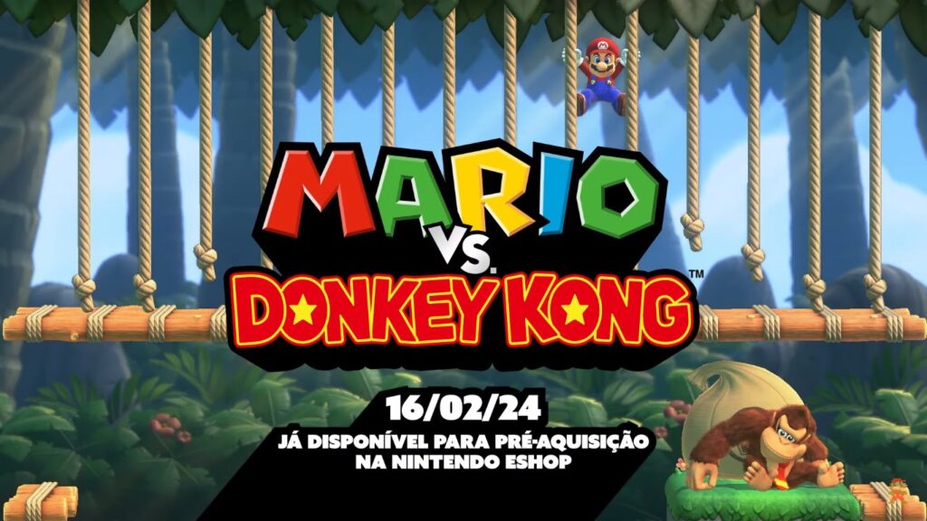 Mario vs. Donkey Kong para Nintendo Switch! Nintendo traz novidades ao jogo
