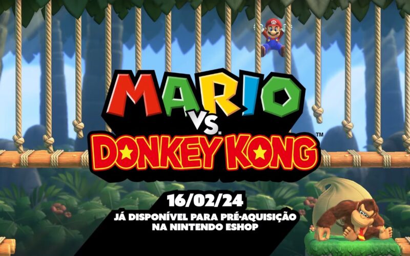 Mario vs. Donkey Kong para Nintendo Switch! Nintendo traz novidades ao jogo