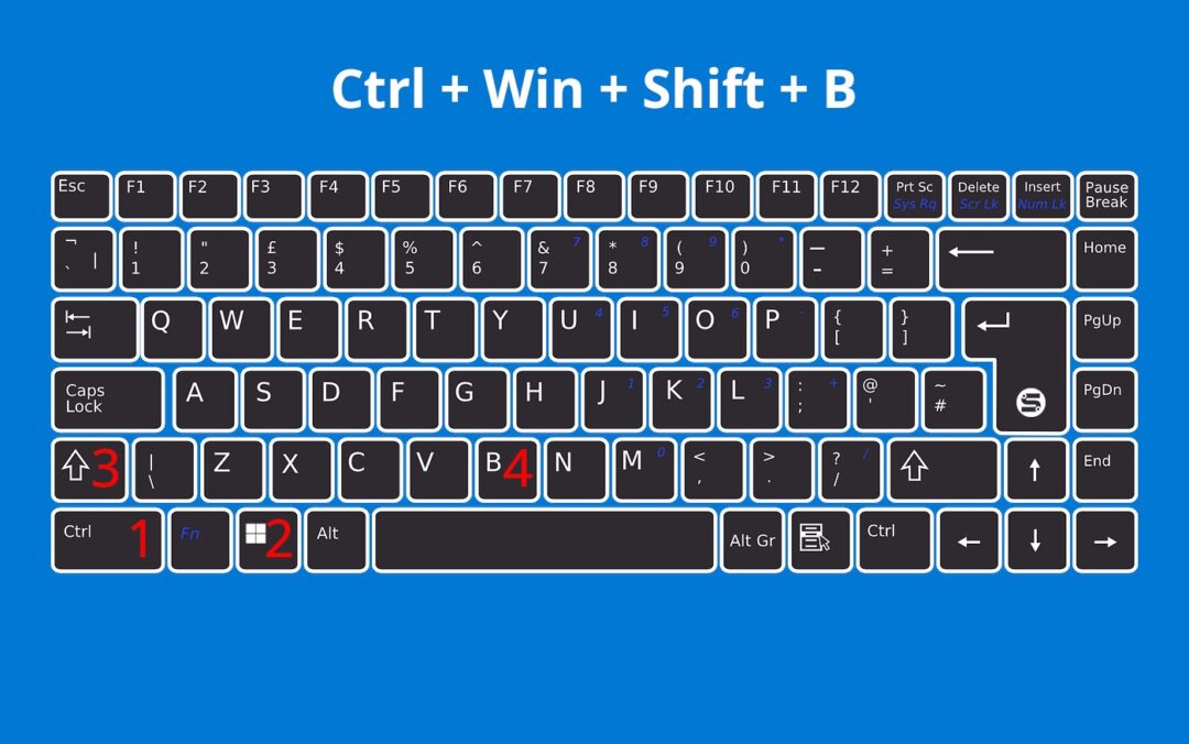 Ctrl + Win + Shift + B: Atalho Do Windows Permite Redefinir A Placa De ...