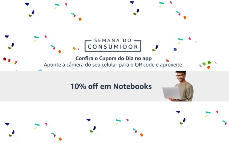 Amazon Liberou cupom de 10% em Notebooks nessa semana do consumidor