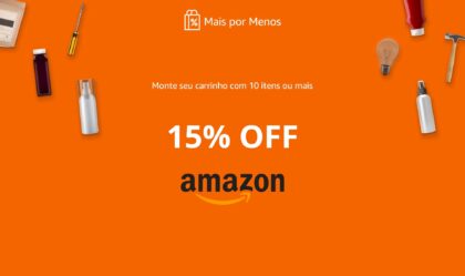 Imagem de Amazon “Mais por Menos”, oferece 15% OFF até dia 31 de dezembro de 2024