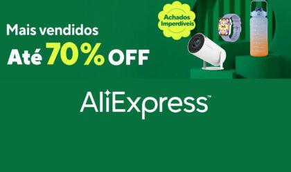 Imagem de AliExpress lança promoção ‘Achados Imperdíveis’ com descontos de até 70%!