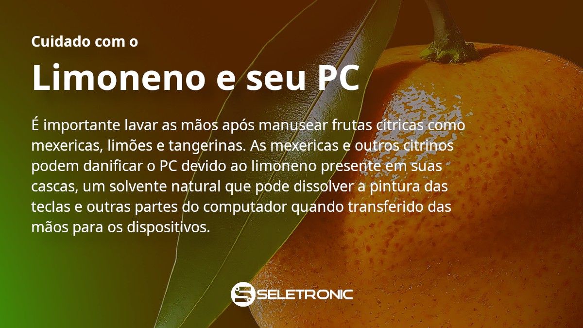 O limoneno é um solvente