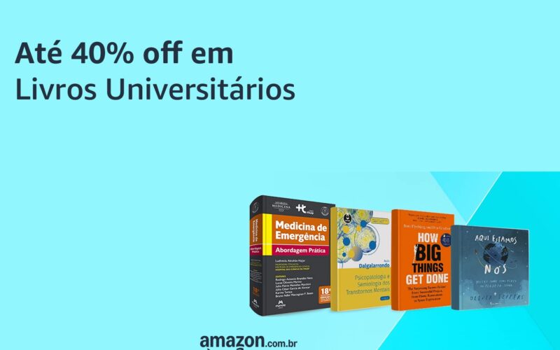 Amazon Oferece Descontos de Até 40% em Livros Universitários: Oportunidade para Estudantes e Profissionais