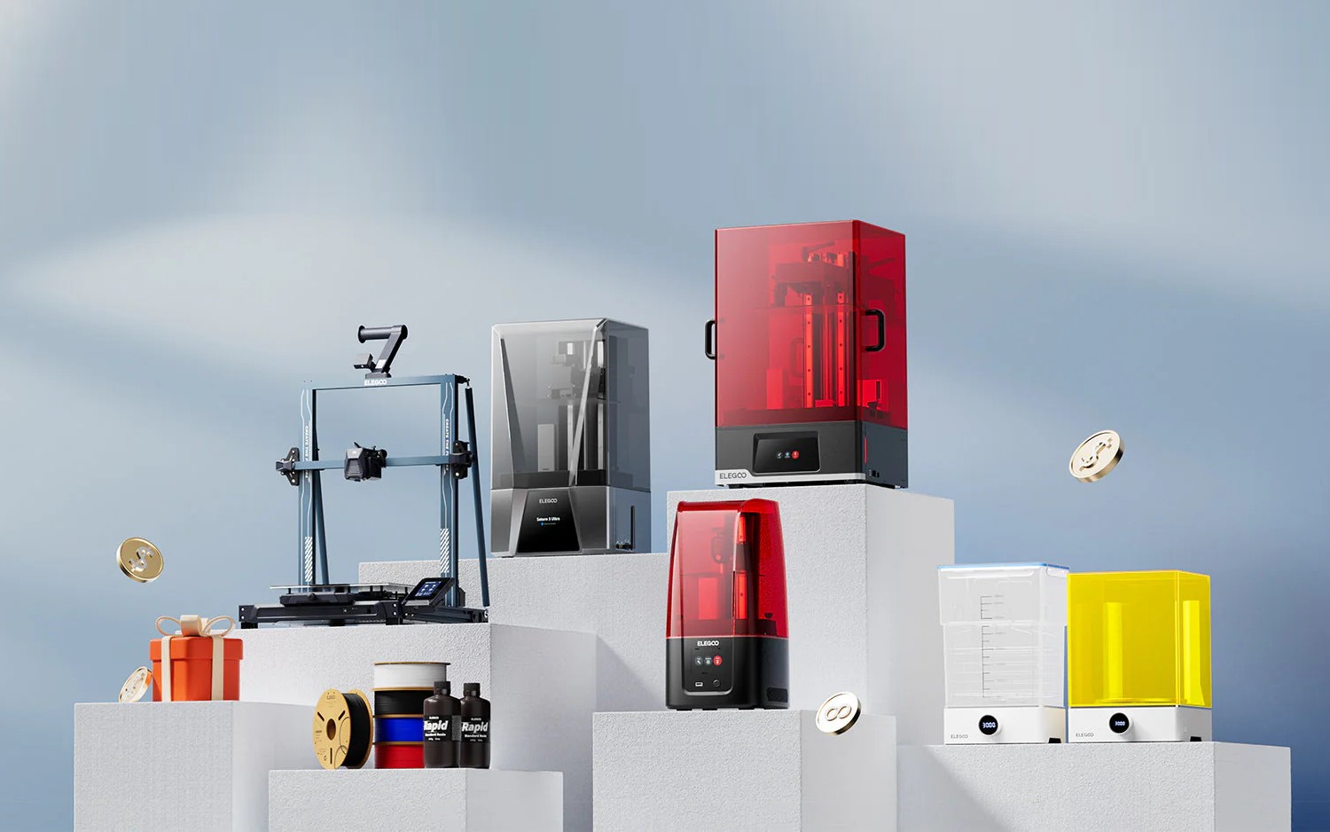 Hoje é o Dia da ELEGOO no AliExpress com Cupons de até R$400 em Impressoras 3D