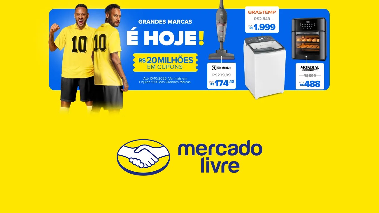 Mercado Livre 10.10: Até R$400 OFF em iPhones e Descontos de até 30% em Todo o Site