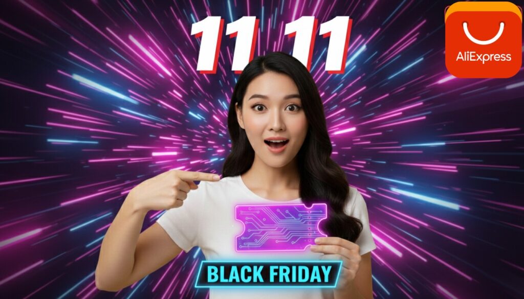 11.11: AliExpress liberou 20 cupons de até R$700 OFF para a Black Friday