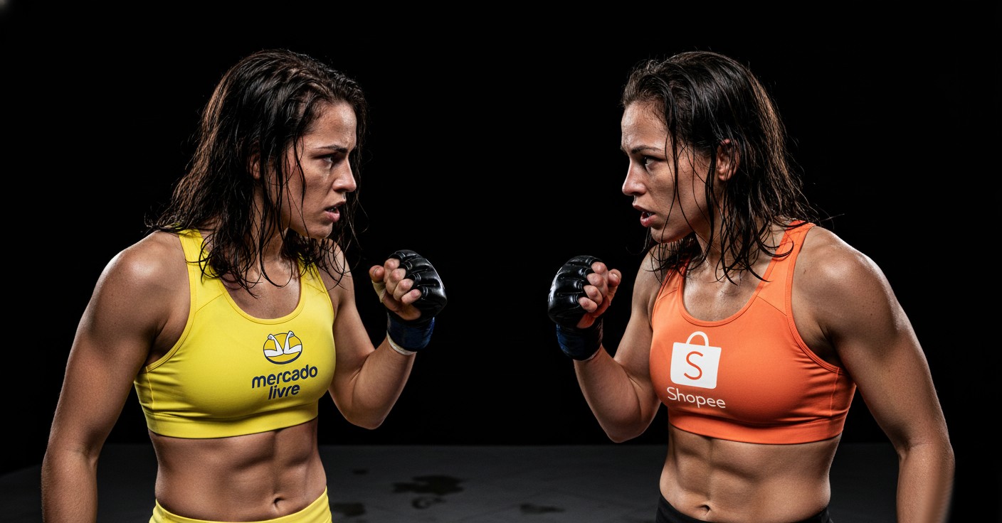 Mercado Livre estaria copiando a Shopee? Estratégia agressiva levanta debate no e-commerce brasileiro