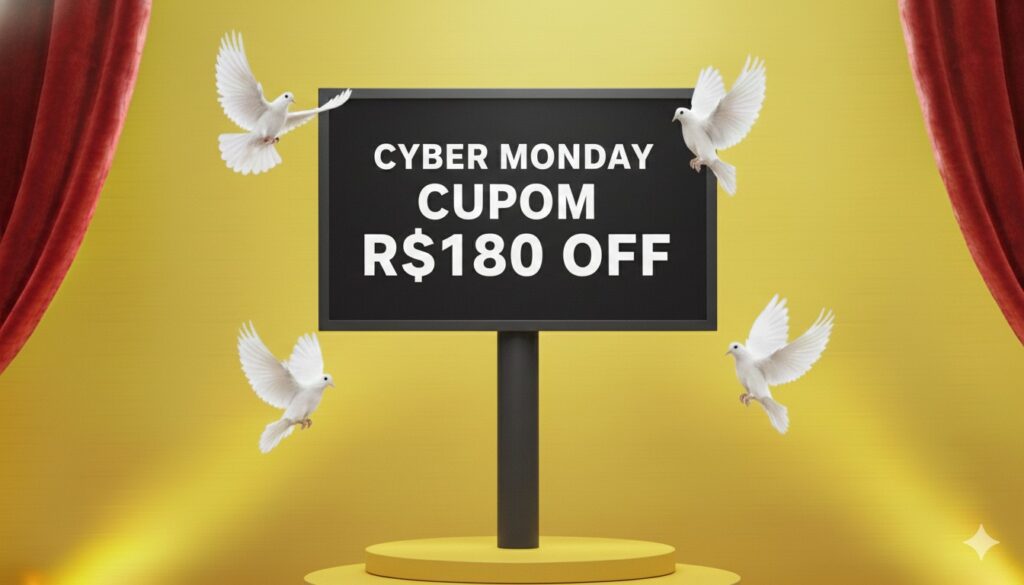 R$180 OFF na Cyber Monday Mercado Livre: O Cupom Para Fazer o Dinheiro Sobrar no Fim do Mês