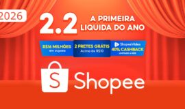Imagem de Shopee Abre 2026 com a “2.2 – 1ª Liquida do Ano”: R$ 16 Milhões em Cupons e Frete Grátis