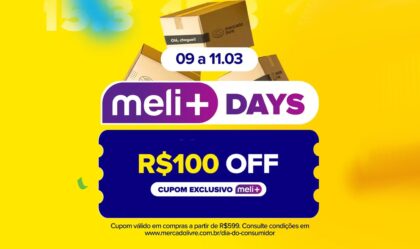 Imagem de Semana do Consumidor: Mercado Livre libera Cupom de R$ 100 para assinantes Meli+ válido só hoje