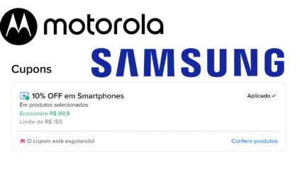 Imagem de Mercado Livre libera cupom exclusivo de 10% OFF para smartphones Samsung e Motorola
