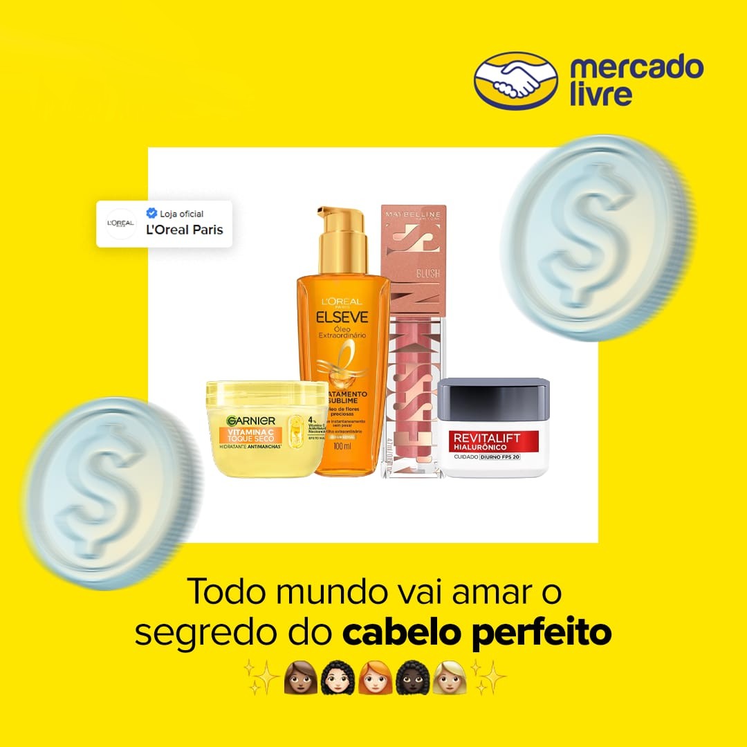 Nanner cupons oficial beleza Mercado Livre