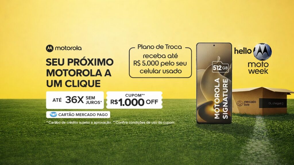 Mercado Livre e Motorola liberam cupom de R$ 1.000 e parcelamento em ...