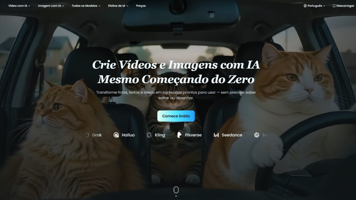 Capa de Ideias de conteúdo para redes sociais usando IA