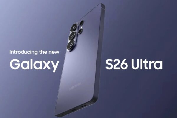 Smartphone Samsung Galaxy S26 Ultra em destaque