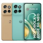 Smartphone Motorola em destaque com selo de desconto do Mercado Livre