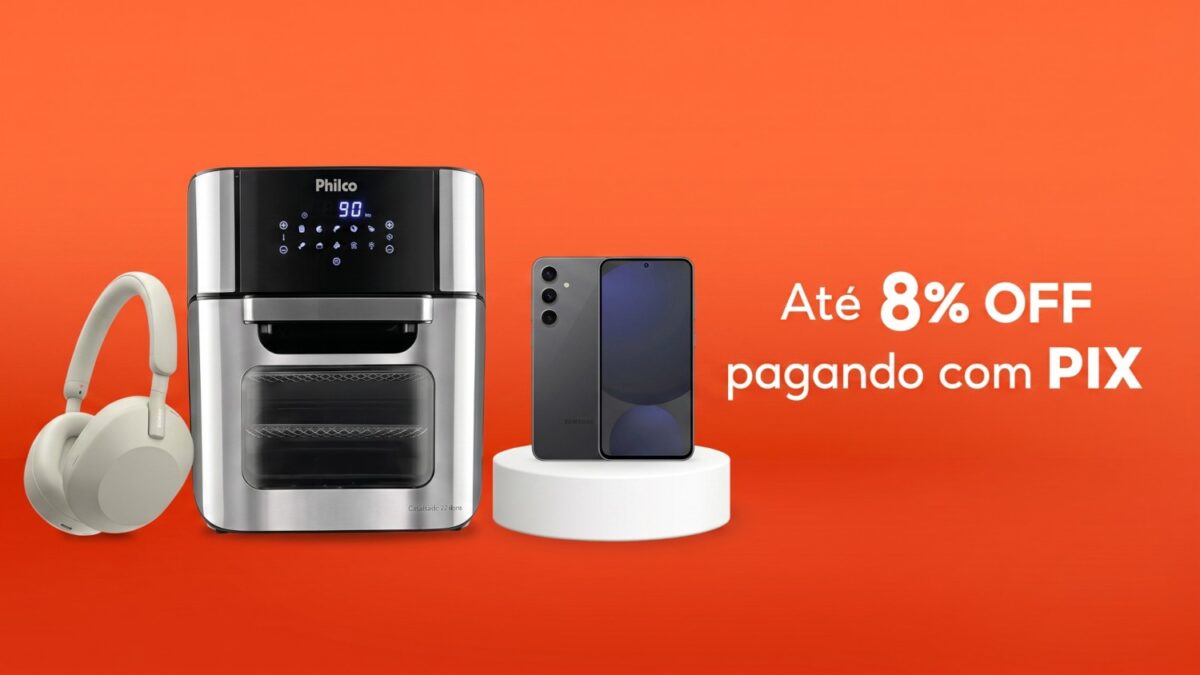 Shopee até 8% OFF via PIX