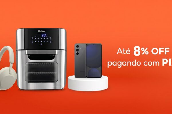 Shopee até 8% OFF via PIX