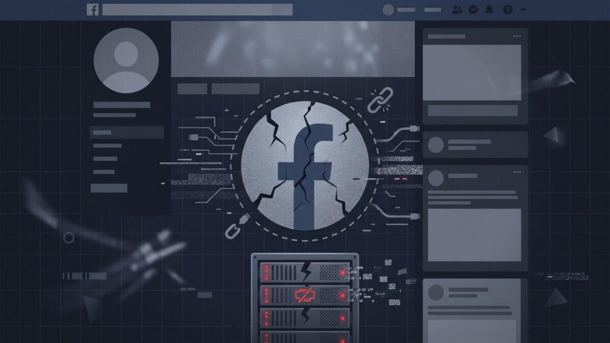 Queda dos serviços da Meta (Facebook, Instagram e WhatsApp) em junho de 2026.