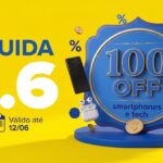 Banner promocional Mercado Livre 6.6 com foco em tecnologia e smartphones com desconto.